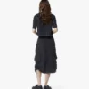 Gonna midi Monogram in nylon riciclato Gonna midi Monogram in nylon riciclato