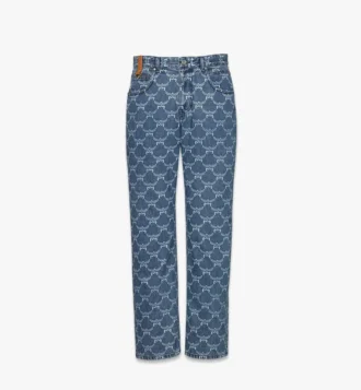 Jeans in denim with Lauretos monogram