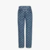 Jeans in denim with Lauretos monogram Jeans in denim with Lauretos monogram