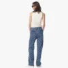 Jeans in denim with Lauretos monogram Jeans in denim with Lauretos monogram