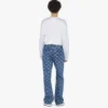 Jeans in denim with Lauretos monogram Jeans in denim with Lauretos monogram
