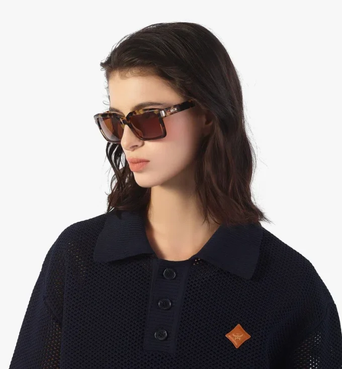 Occhiali da sole quadrati oversize