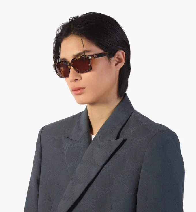 Occhiali da sole quadrati oversize