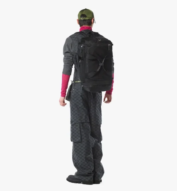 Ottomar Weekender Zaino da viaggio in Econyl® e pelle
