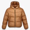 Parka in nylon ripstop con monogramma Parka in nylon ripstop con monogramma