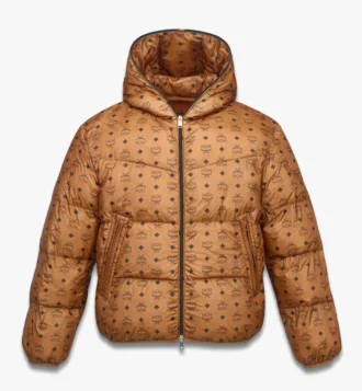 Parka in nylon ripstop con monogramma