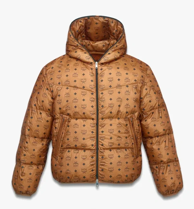 Parka in nylon ripstop con monogramma Parka in nylon ripstop con monogramma