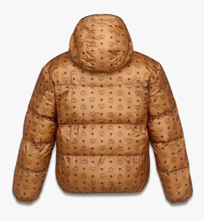 Parka in nylon ripstop con monogramma Parka in nylon ripstop con monogramma