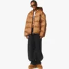 Parka in nylon ripstop con monogramma Parka in nylon ripstop con monogramma