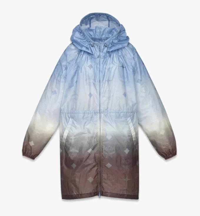 Parka in nylon ripstop con monogramma sfumato Parka in nylon ripstop con monogramma sfumato