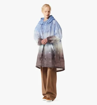Parka in nylon ripstop con monogramma sfumato Parka in nylon ripstop con monogramma sfumato