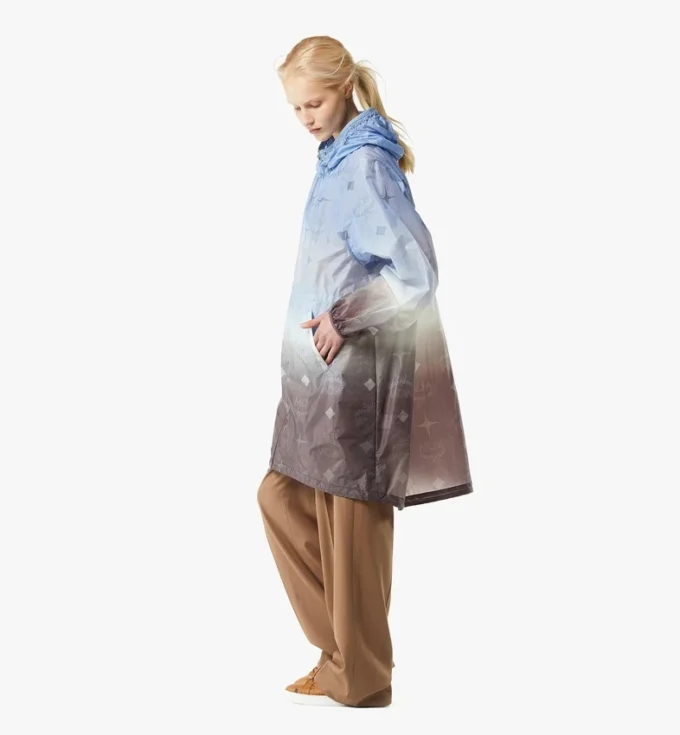 Parka in nylon ripstop con monogramma sfumato Parka in nylon ripstop con monogramma sfumato