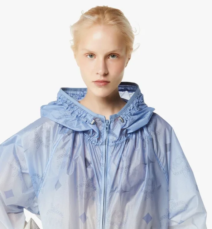 Parka in nylon ripstop con monogramma sfumato Parka in nylon ripstop con monogramma sfumato
