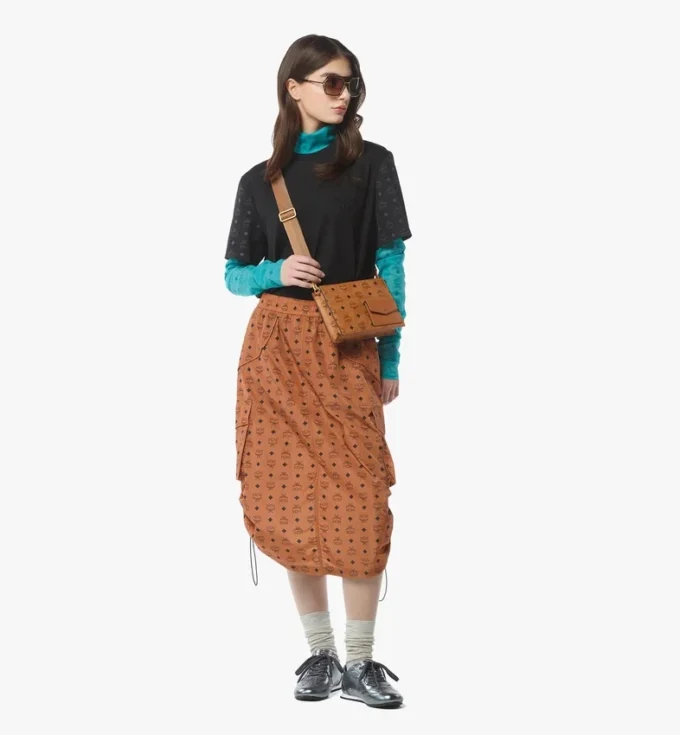 Pochette a tracolla Aren Crossbody in Visetos