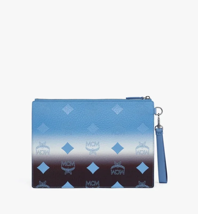 Pochette da polso Aren in tela Monogram Visetos sfumato