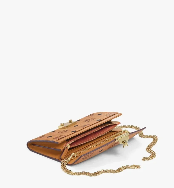 Portafoglio Tracy Crossbody in Visetos