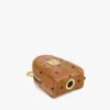 Portasacchetti per animali da polso in pelle con stampa Monogram