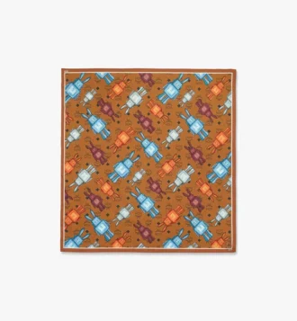 Sciarpa bandana con stampa Monogram Rabot