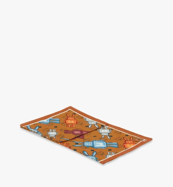 Sciarpa bandana con stampa Monogram Rabot