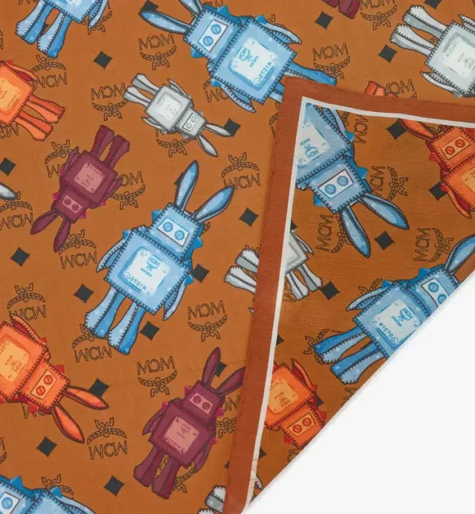 Sciarpa bandana con stampa Monogram Rabot