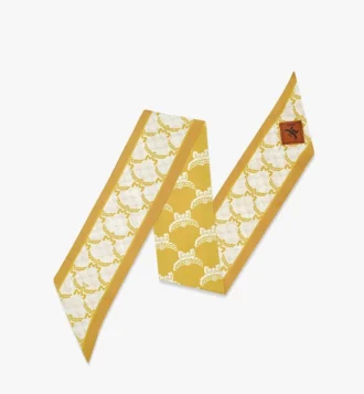 Sciarpa petite in jacquard Lauretos in seta biologica