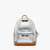 Stark Backpack in pelle metallizzata a specchio