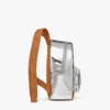 Stark Backpack in pelle metallizzata a specchio