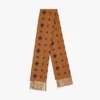 Stola in jacquard con monogramma bicolore Stola in jacquard con monogramma bicolore
