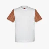 T-shirt con logo in cotone biologico e monogramma Econyl® T-shirt con logo in cotone biologico e monogramma Econyl®