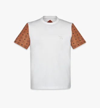 T-shirt con logo in cotone biologico e monogramma Econyl®