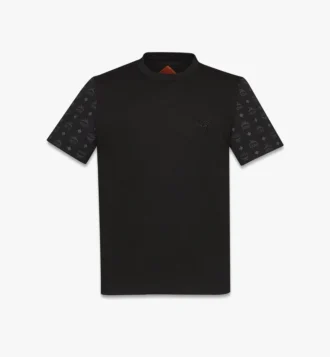 T-shirt con logo in cotone biologico e monogramma Econyl®