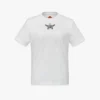 T-shirt con stampa del logo in cotone biologico