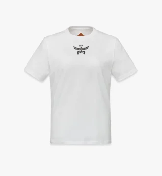 T-shirt con stampa del logo in cotone biologico T-shirt con stampa del logo in cotone biologico