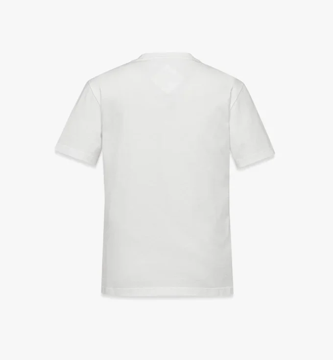 T-shirt con stampa del logo in cotone biologico