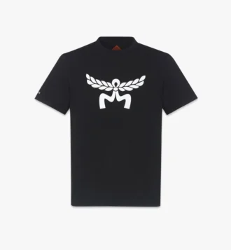 T-shirt con stampa del logo Laurel in cotone biologico