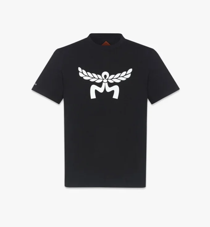 T-shirt con stampa del logo Laurel in cotone biologico T-shirt con stampa del logo Laurel in cotone biologico