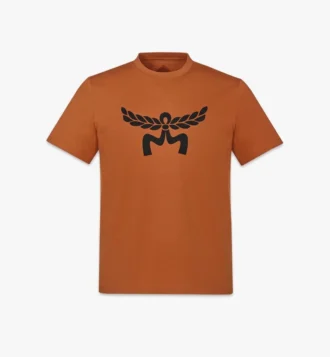 T-shirt con stampa del logo Laurel in cotone biologico