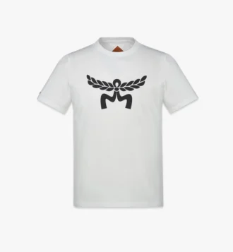 T-shirt con stampa del logo Laurel in cotone biologico