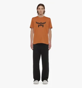 T-shirt con stampa del logo Laurel in cotone biologico