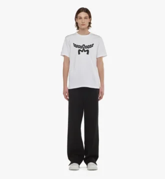 T-shirt con stampa del logo Laurel in cotone biologico