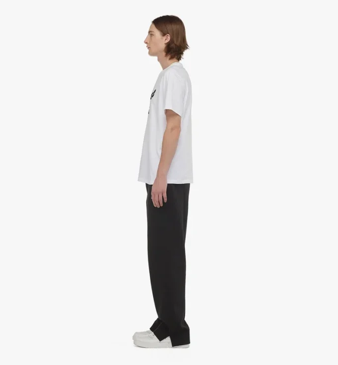 T-shirt con stampa del logo Laurel in cotone biologico T-shirt con stampa del logo Laurel in cotone biologico