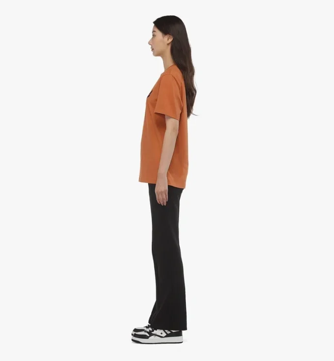 T-shirt con stampa del logo Laurel in cotone biologico T-shirt con stampa del logo Laurel in cotone biologico