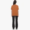 T-shirt con stampa del logo Laurel in cotone biologico T-shirt con stampa del logo Laurel in cotone biologico
