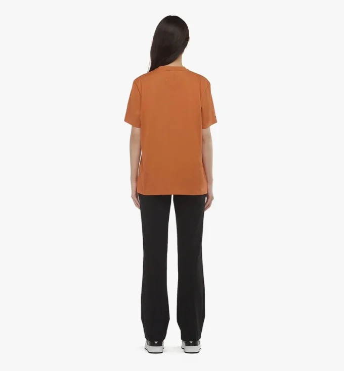 T-shirt con stampa del logo Laurel in cotone biologico T-shirt con stampa del logo Laurel in cotone biologico
