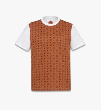 T-shirt con stampa Monogram in cotone biologico