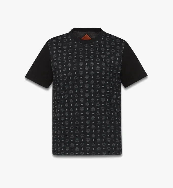 T-shirt con stampa Monogram in cotone biologico T-shirt con stampa Monogram in cotone biologico