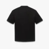 T-shirt con tasca patch monogramma in cotone biologico