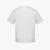 T-shirt con tasca patch monogramma in cotone biologico