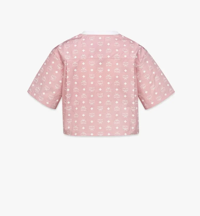 T-shirt corta Laurel in cotone biologico e Econyl® con monogramma