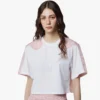 T-shirt corta Laurel in cotone biologico e Econyl® con monogramma
